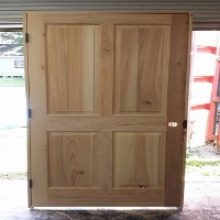 4 Panel Cypress Door